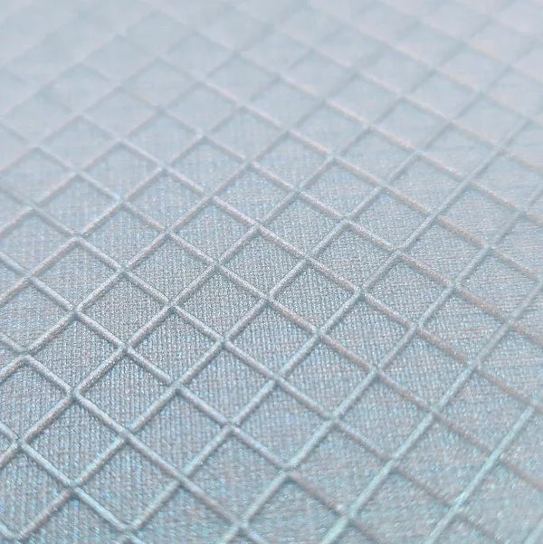 Light blue rhinestone tumbler template with diamond grid pattern for crafting