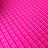 Vibrant pink rhinestone tumbler template with grid pattern for precise crafting and bling designs