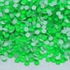 Neon Green Glass Rhinestones