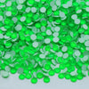 Neon Green Glass Rhinestones