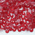 Frosted - Lt. Siam non-hotfix flatback glass rhinestones by The Tumbler Universe