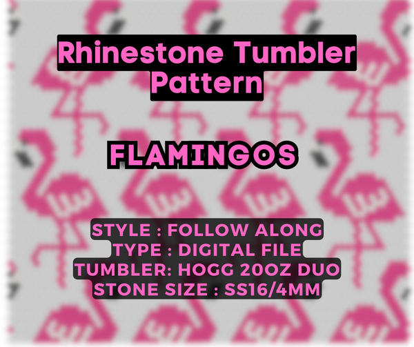 Flamingo Pattern Hogg duo 20oz SS16/4mm