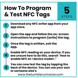 5-step guide to program and test NFC tags for tumbler crafting projects
