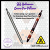 SS6 Halloween Gnome Pen Pattern for Stainless Steel Blanks – Rhinestone Craft Template