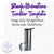 Blank rhinestone tumbler template for Hogg 25oz straight/duo, SS20/5mm stone size, grid layout