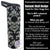 Damask Skull rhinestone tumbler design for 30oz Hogg Duo, ideal for sublimation or vinyl wrap.