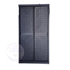 Black rhinestone tumbler template with grid design for precise crafting and bling application