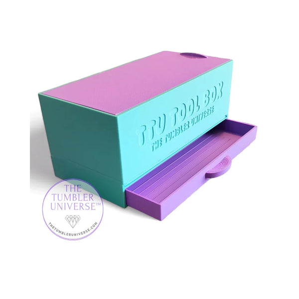 TTU Tool Box by The Tumbler Universe – colorful storage for rhinestone crafting tools