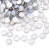White Opal Glass Rhinestones