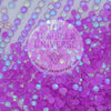 Neon AB Purple Glass Rhinestones