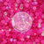 Neon AB Rose Glass Rhinestones
