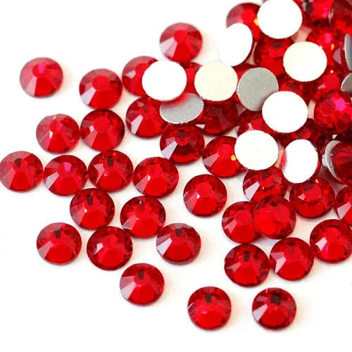 Lt. Siam non-hotfix flatback glass rhinestones by The Tumbler Universe