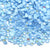 Lt. Aqua Luminous non-hotfix flatback glass rhinestones by The Tumbler Universe