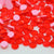 Neon Red Glass Rhinestones