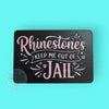 pink text on a turquoise background