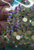 Iridescent rhinestones and flatback gems for crafting, perfect for bling projects and tumbler designs.