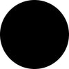 Solid black circular shape on white background