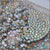 Aqua Opulence non-hotfix flatback glass rhinestones by The Tumbler Universe