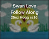 Swan Love rhinestone tumbler design for 25oz Hogg, SS16 follow-along tutorial