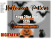 Halloween rhinestone pattern for Hogg 20oz Duo tumbler, Ss16 size, digital file follow-along design