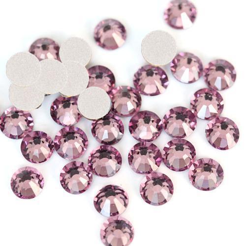 Lt. Amethyst non-hotfix flatback glass rhinestones by The Tumbler Universe