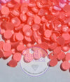 Neon Coral non-hotfix flatback glass rhinestones by The Tumbler Universe