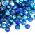 Peacock Blue AB non-hotfix flatback glass rhinestones by The Tumbler Universe