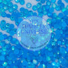Neon AB Sapphire non-hotfix flatback glass rhinestones by The Tumbler Universe