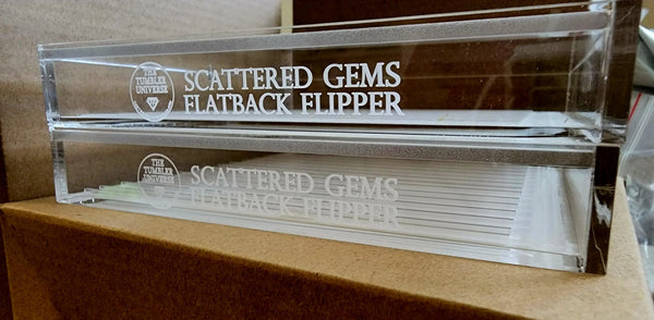 Scattered Gems Flatback Flipper™ - The Tumbler Universe