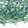 Green Opal Glass Rhinestones