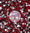 Siam non-hotfix flatback glass rhinestones by The Tumbler Universe