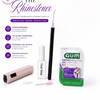 The Rhinestoner essential rhinestone placement tool kit with precision pen, tool glue, and GUM Ortho Wax for flawless crafting.