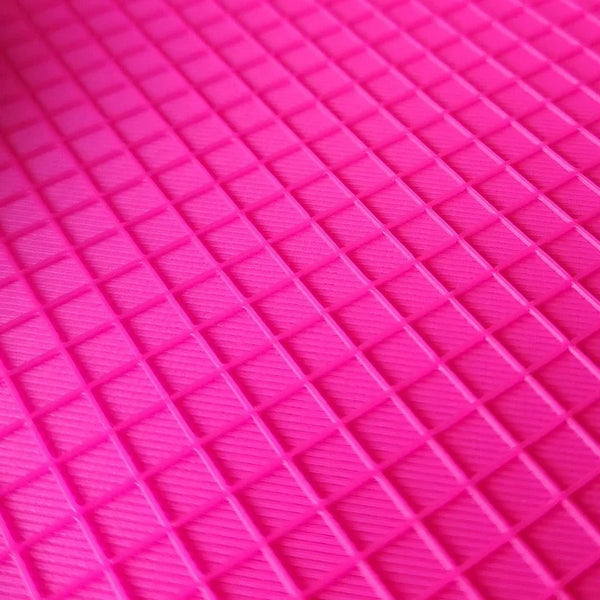 close up of vibrant pink rhinestone flipping tray from the tumbler universe