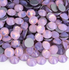 Pink iridescent rhinestones with flatback design for tumbler bling and crafting projects