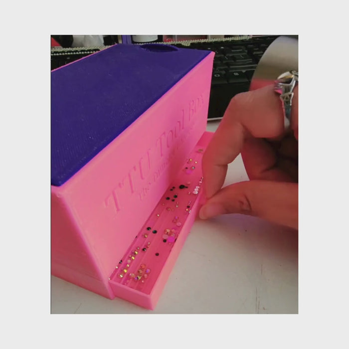 Customizable TTU Tool Box Storage Caddy & Rhinestone Tray – The
